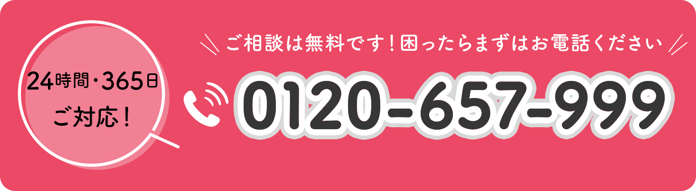 カギ本舗の電話番号0120-657-999